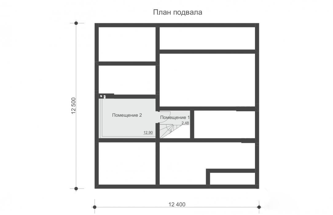 СКТК-173 план подвала