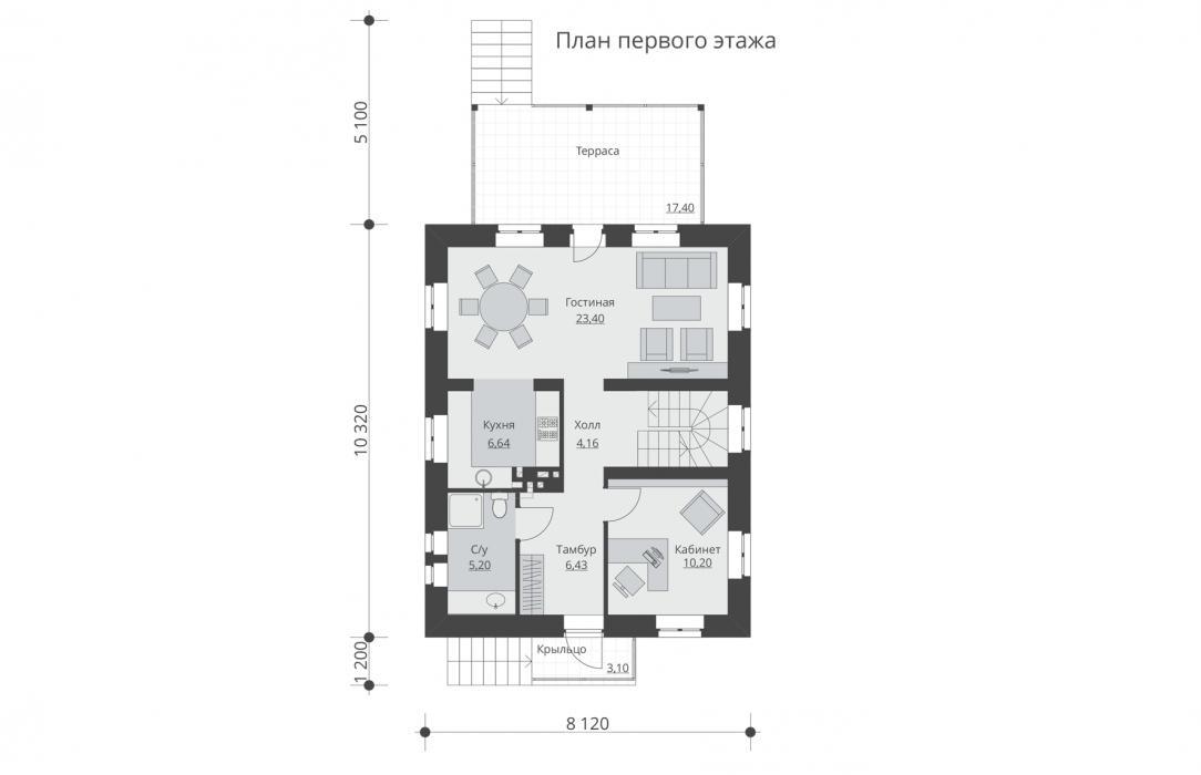 СКТК-171 план первого этажа