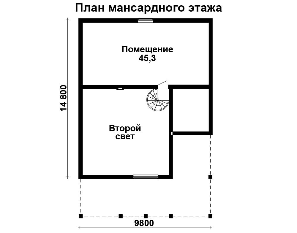 СКПК-180 план второго этажа