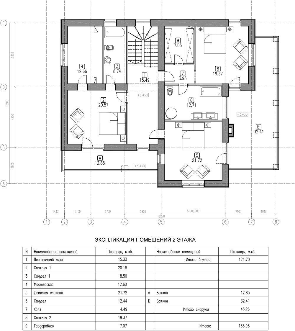 СКПП-314 план второго этажа