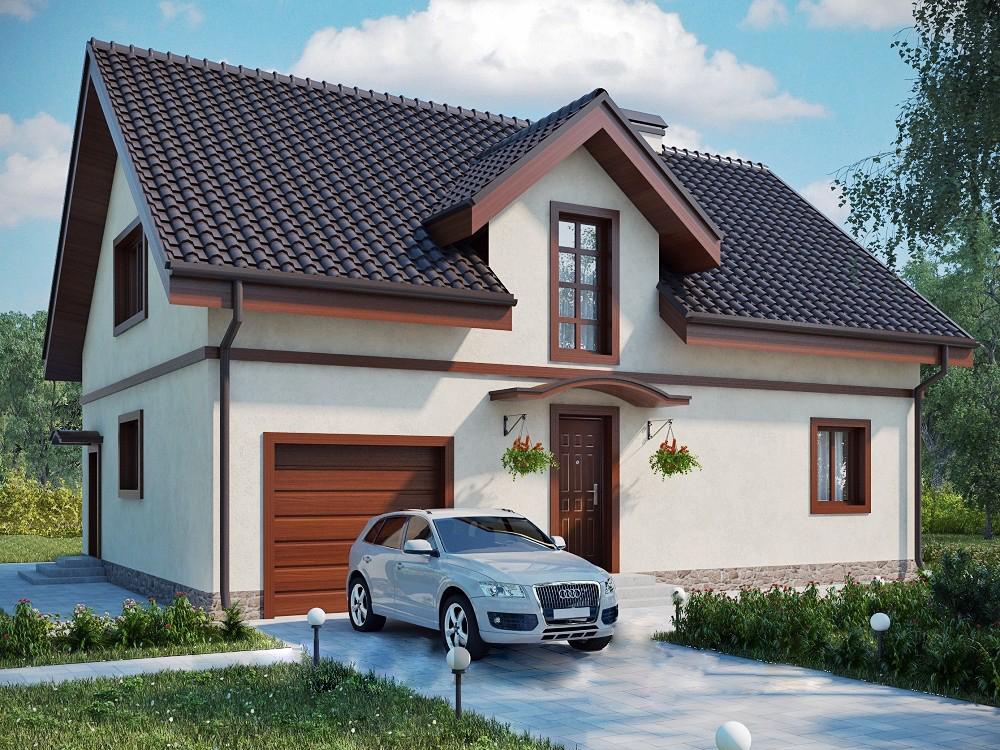 СКПК-211 каркасный коттедж проект